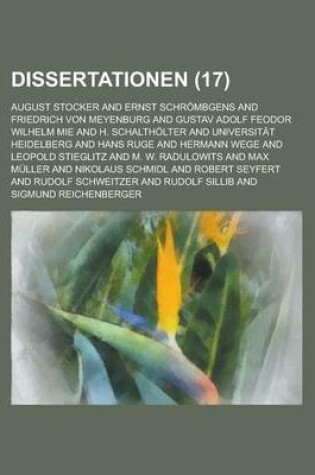 Cover of Dissertationen (17)