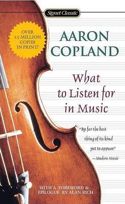 Book cover for What To Listen For In Music