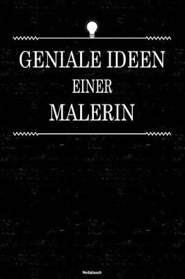 Book cover for Geniale Ideen einer Malerin Notizbuch