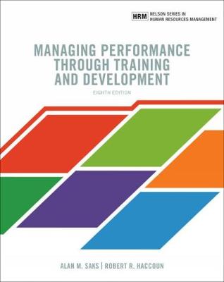 Book cover for Managing Performance through Training and Development