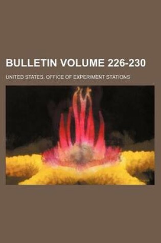 Cover of Bulletin Volume 226-230