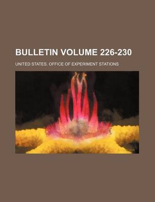 Book cover for Bulletin Volume 226-230