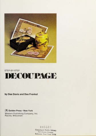 Cover of Step-by-Step Decoupage