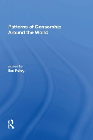 Cover of Patterns Of Censorship Around The World