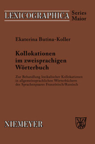Cover of Kollokationen im zweisprachigen Woerterbuch