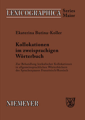 Cover of Kollokationen im zweisprachigen Woerterbuch