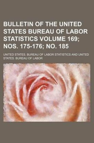Cover of Bulletin of the United States Bureau of Labor Statistics Volume 169; Nos. 175-176; No. 185