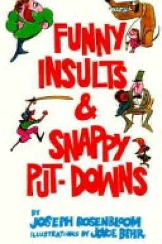 Cover of Snappy Put-downs and Funny Insults