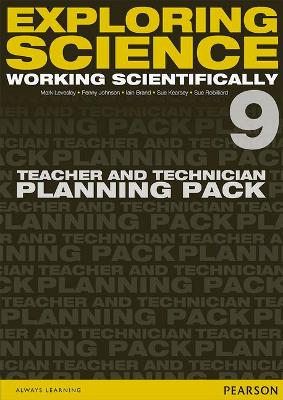 Cover of Exploring Science: Working Scientifically Teacher & Technician Planning Pack Year 9