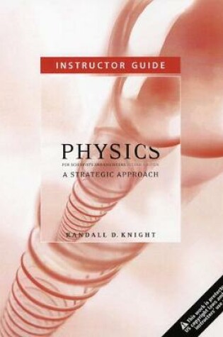 Cover of Instructor Guide for Physics for Scientists and Engineers