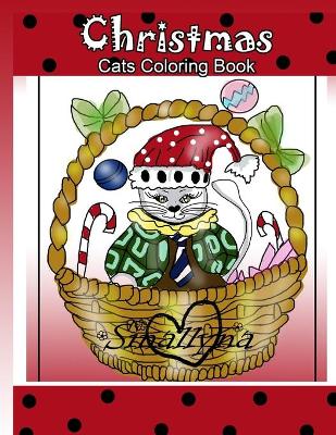 Cover of Christmas Cats Coloring Book