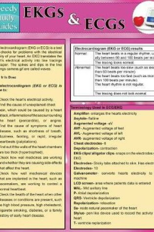 Cover of EKGs and Ecgs (Speedy Study Guides