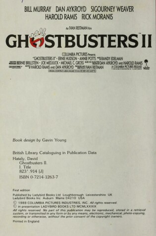 Cover of Ghostbusters II