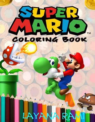 Book cover for Super Mario Coloring Book