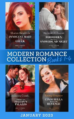 Book cover for Modern Romance January 2023 Books 1-4