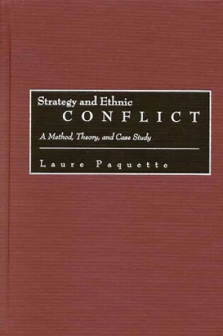 Cover of Strategy and Ethnic Conflict