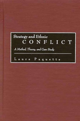 Book cover for Strategy and Ethnic Conflict
