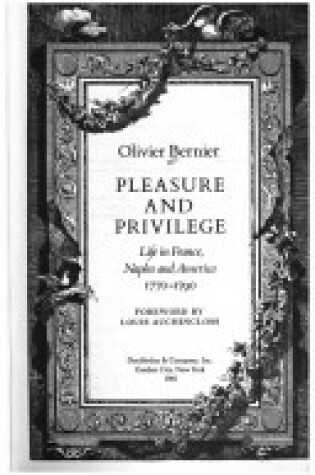 Cover of Pleasure and Privilege