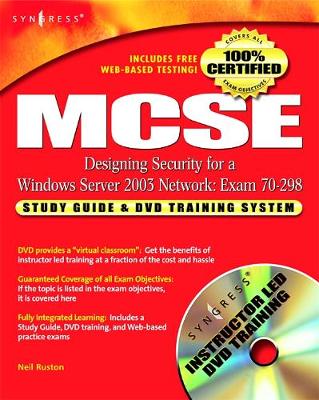 Book cover for MCSE Designing Security for a Windows Server 2003 Network (Exam 70-298)