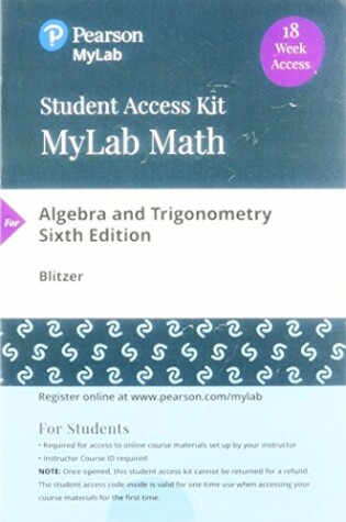 Cover of Digital Success Algebra and Trigonometry 18 Week Standalone Access Card Georgia