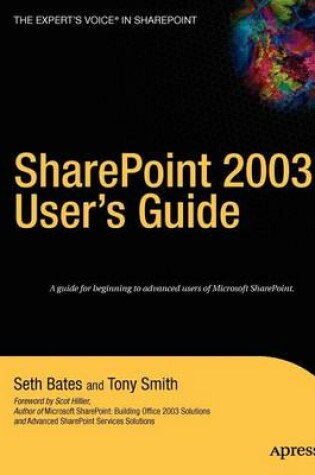 Cover of Sharepoint 2003 User's Guide