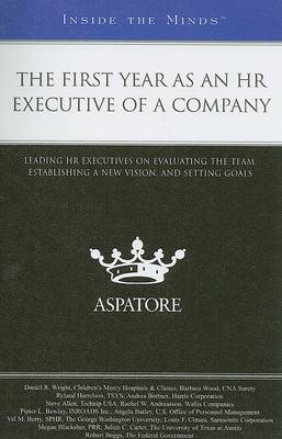 Book cover for The First Year as an HR Executive of a Company