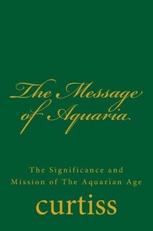 Cover of The Message of Aquaria