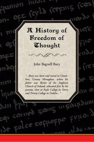 Cover of A History of Freedom of Thought (eBook)