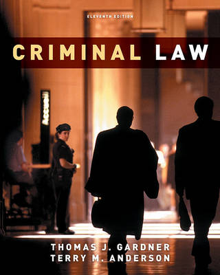 Book cover for Criminal Law