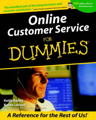 Book cover for Online Customer Service For Dummies