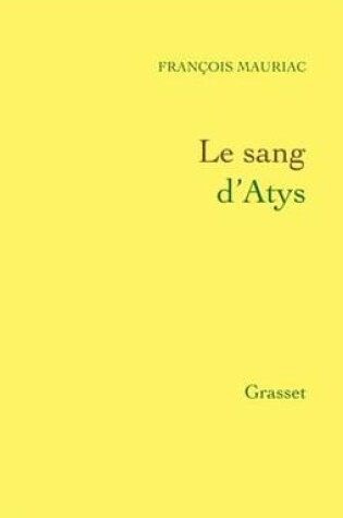 Cover of Le Sang D'Atys