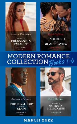 Book cover for Modern Romance March 2022 Books 1-4
