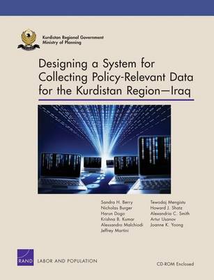 Book cover for Designing a System for Collecting Policy-Relevant Data for the Kurdistan Region Iraq