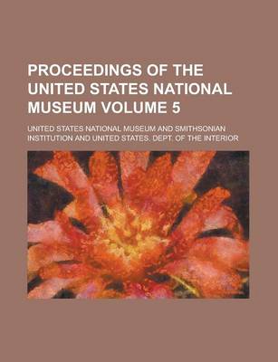 Book cover for Proceedings of the United States National Museum (V. 102 1956)