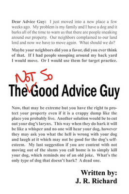 Book cover for The Not So Good Advice Guy