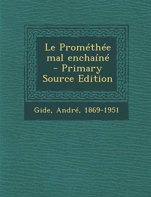 Book cover for Le Promethee Mal Enchaine