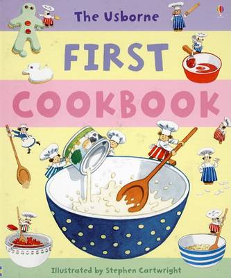 Book cover for The Usborne First Cookbook