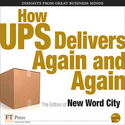 Book cover for How Ups Delivers Again and Again