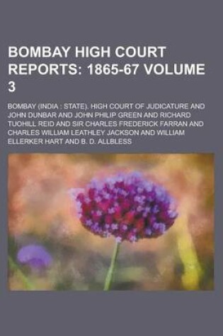 Cover of Bombay High Court Reports Volume 3