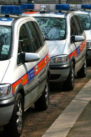 Cover of A Line of Police Cars in London, England