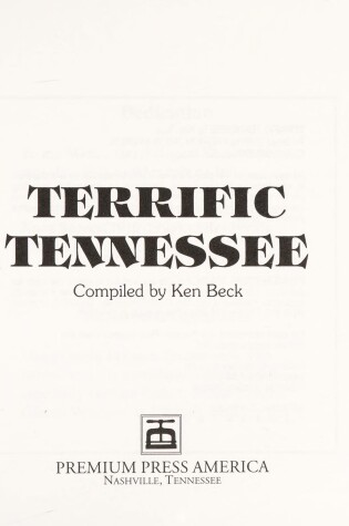 Cover of Terrific Tennessee