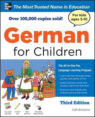 Book cover for German for Children with Two Audio CDs, Third Edition