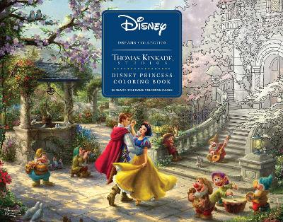 Book cover for Disney Dreams Collection Thomas Kinkade Studios Disney Princess Coloring Poster