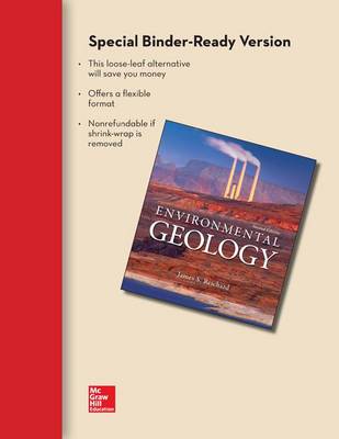 Book cover for Loose Leaf Version for Environmental Geology with Connect Access Card