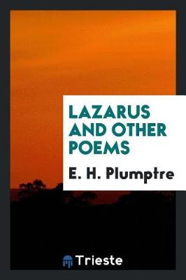 Book cover for Lazarus and Other Poems