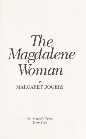 Book cover for The Magdalene Woman