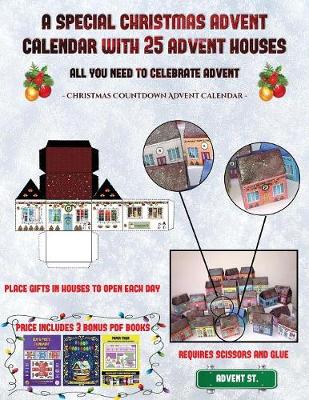 Cover of Christmas Countdown Advent Calendar (A special Christmas advent calendar with 25 advent houses - All you need to celebrate advent)