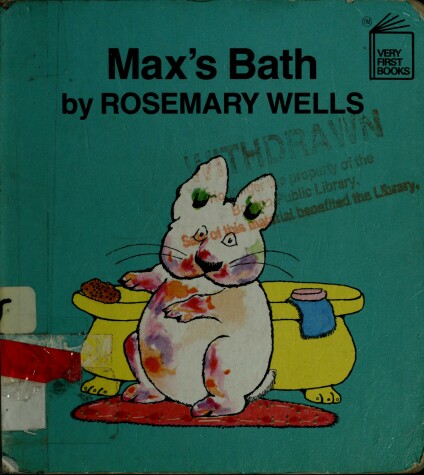 Book cover for Wells Rosemary : Max'S Bath (Hbk)