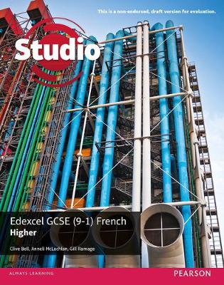 Book cover for Studio Edexcel GCSE French Higher Student Book - Evaluation copy