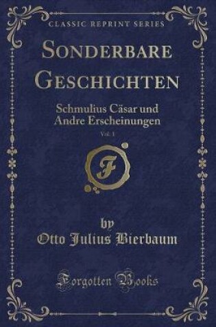 Cover of Sonderbare Geschichten, Vol. 1